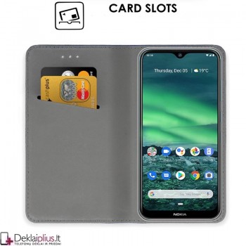 Telone smart magnet atverčiamas dėklas - raudonas (NOKIA 2.3) Telone smart magnet atverčiamas dėklas - raudonas (NOKIA 2.3)